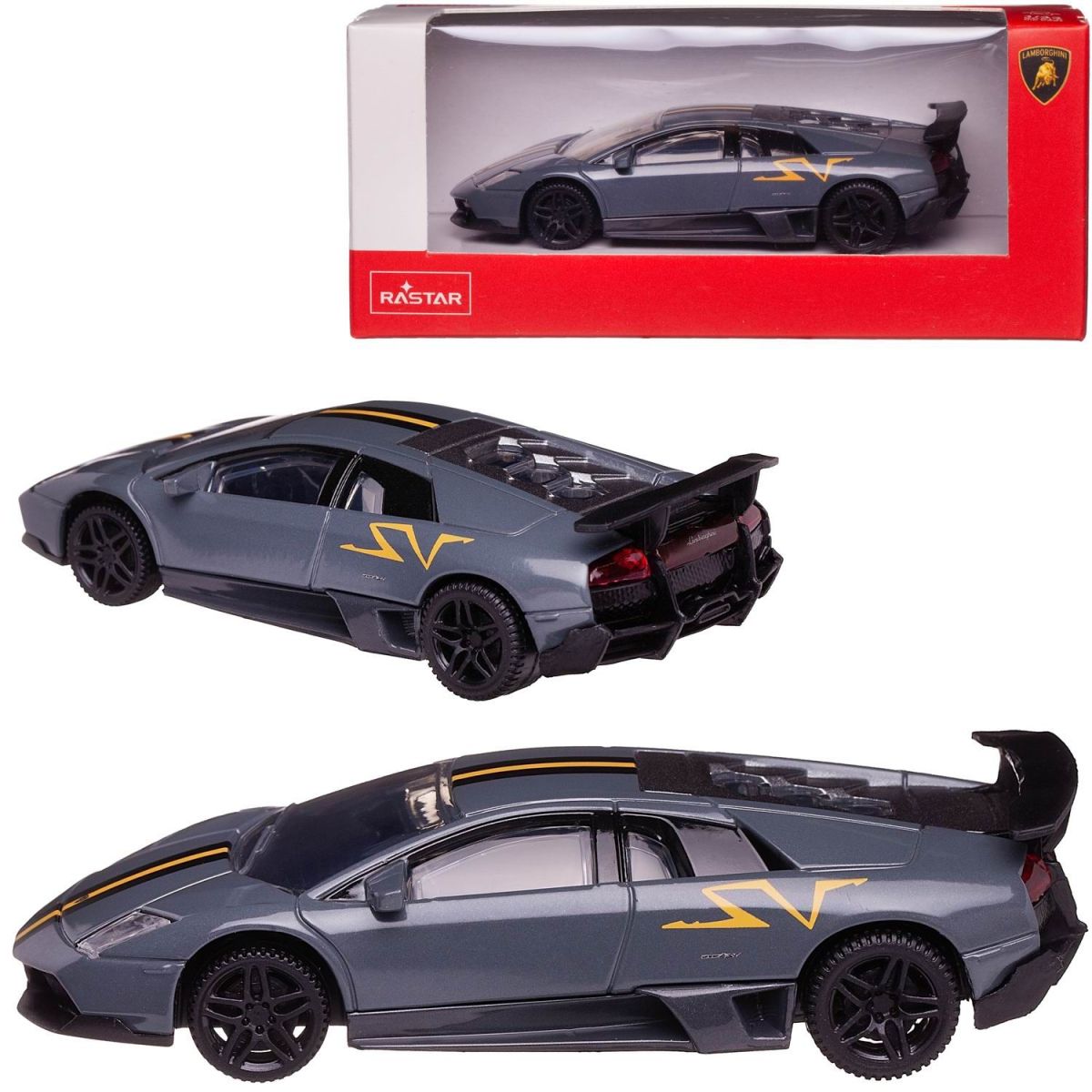 Купить машина металлич. 1:43 scale Lamborghini Murcielago LP 670-4 SV  Superveloce сер., цены на Мегамаркет