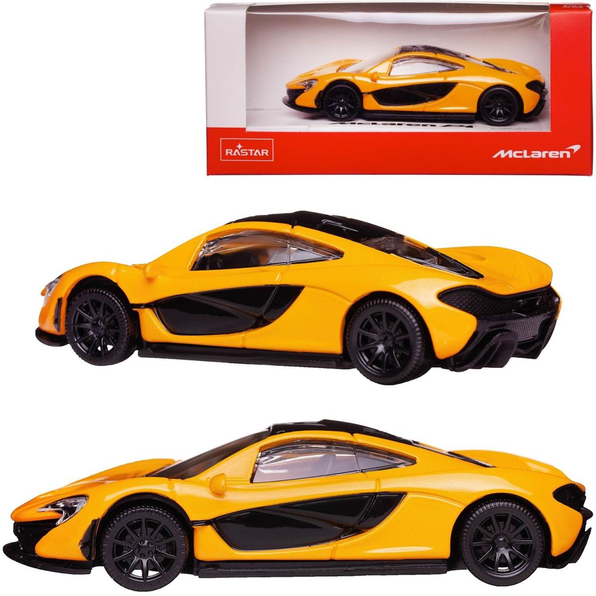 Купить машина металлическая 1:43 scale McLaren P1, цвет желтый, цены на  Мегамаркет