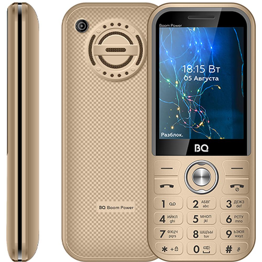 Мобильный телефон BQ Mobile BQ-2826 Boom Power Gold, купить в Москве, цены  в интернет-магазинах на Мегамаркет