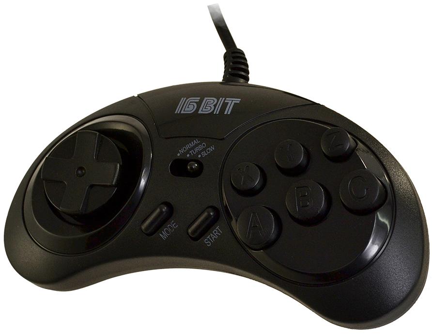 Джойстик 16bit Controller Turbo Black. Джойстик сега мегадрайв 16 бит. Геймпад Retro Genesis Controller 16 bit. Сега мега драйв 16 бит гейм пад.