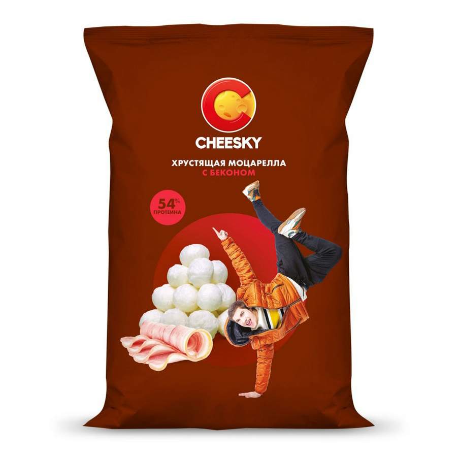 Сырный снек Cheesky Хрустящая моцарелла с беконом 20 г - отзывы покупателей  на маркетплейсе Мегамаркет | Артикул: 100032487450