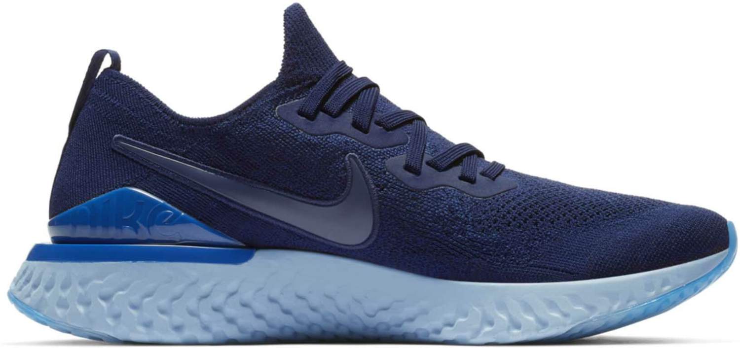 Nike epic react flyknit men's shoes military on sale blue/blue