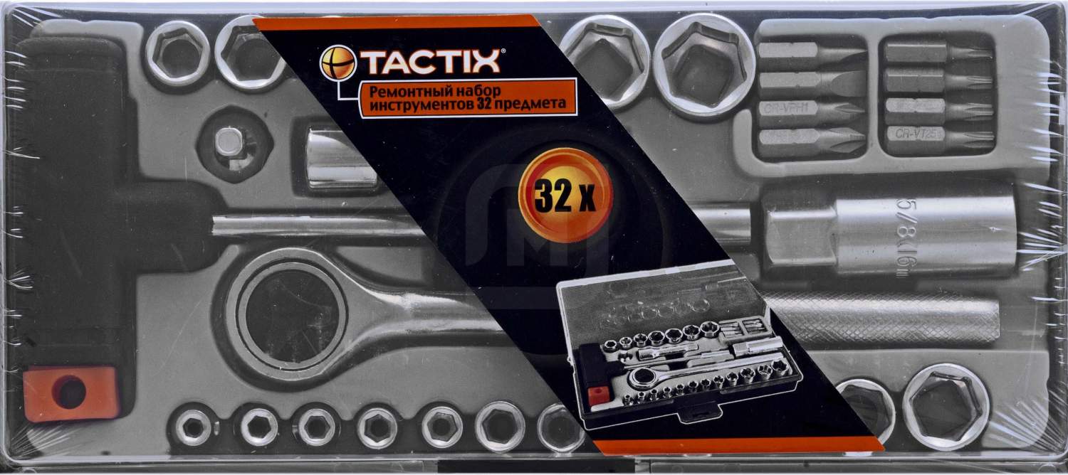 Набор инструментов Tactix 32 предмета купить в интернет-магазине, цены на  Мегамаркет