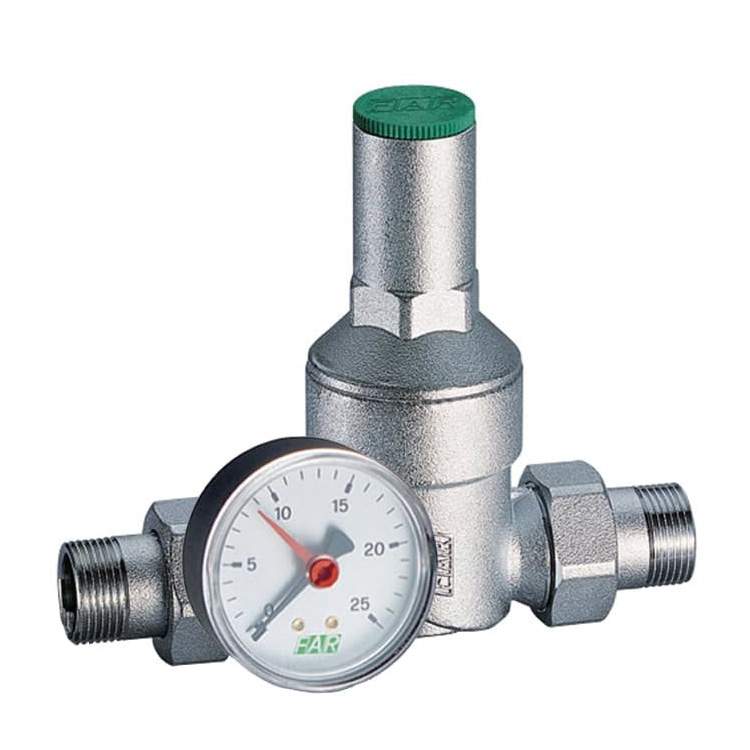 Редуктор давления FAR FA 2815 12 (НР-НР) 1/2" с манометром купить в ...