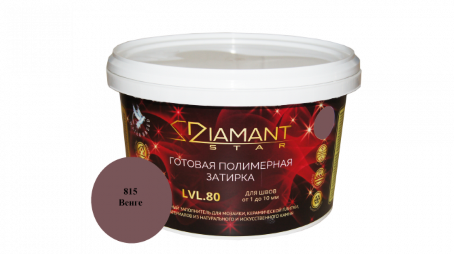 Затирка полимерная diamant. Затирка полимерная Диамант Star lvl.80 Color. Готовая полимерная затирка 809 Ламантин 2 кг Diamant.