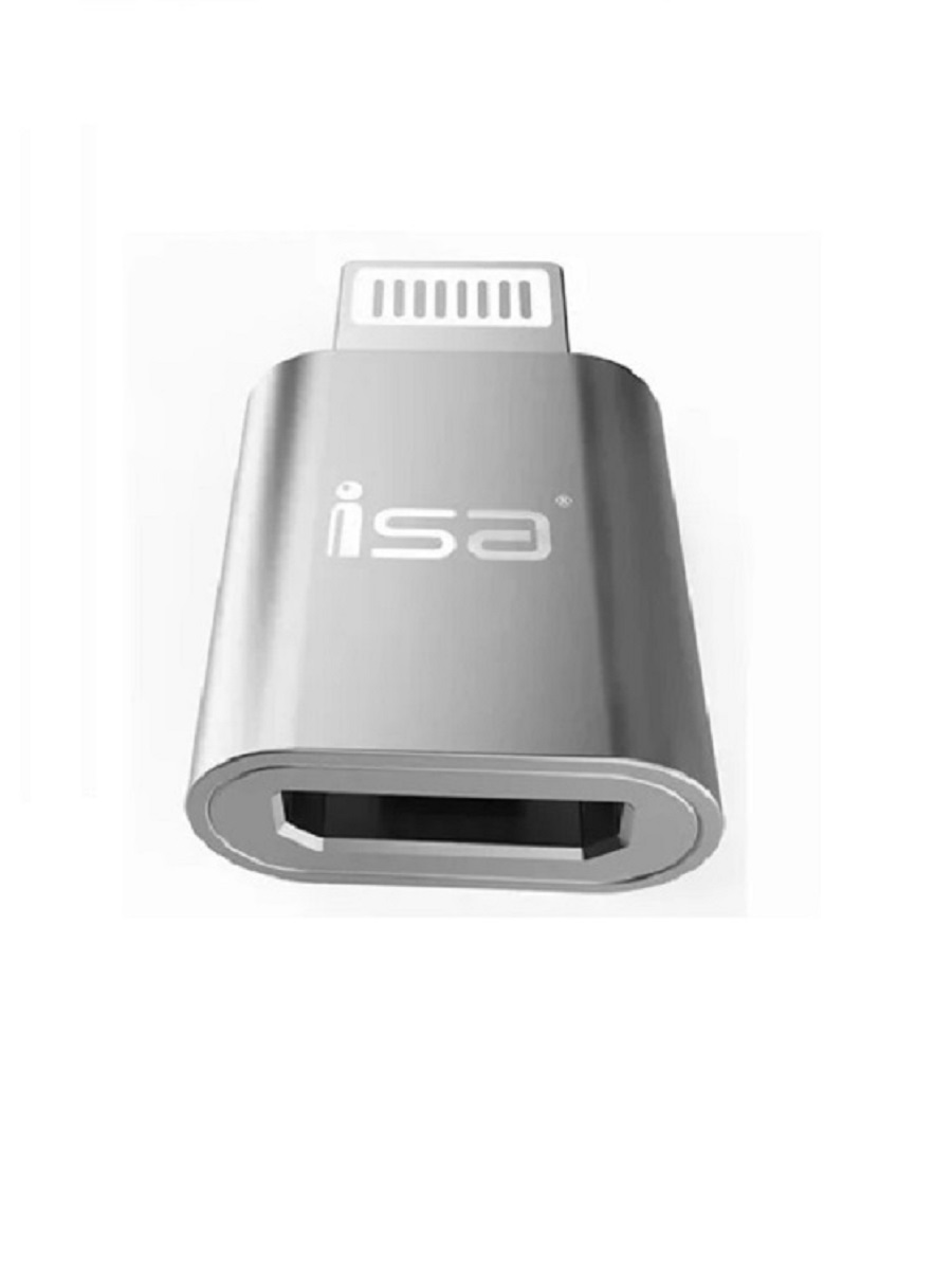 Переходник ISA Micro USB на Apple Lightning 8-Pin, купить в Москве, цены в  интернет-магазинах на Мегамаркет