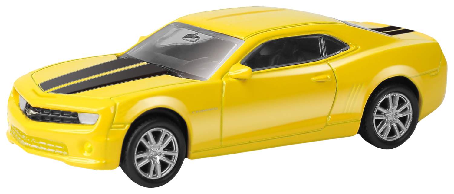 Купить машина металлическая RMZ City Chevrolet Camaro 1:64 344004S-YL  желтый, цены на Мегамаркет