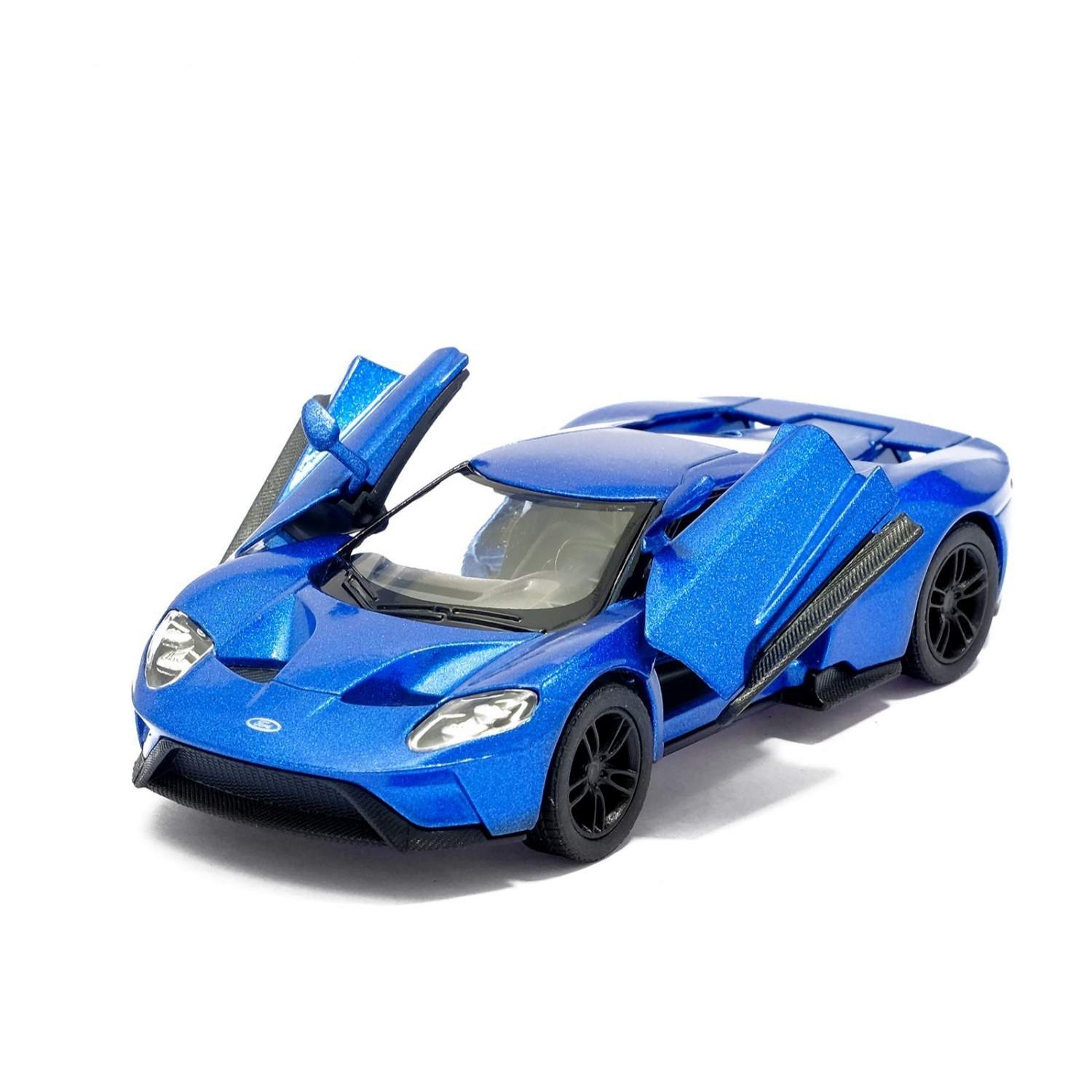 Купить модель машины Kinsmart Ford GT, 2017 года, инерционная, 1/38  KT5391W, цены на Мегамаркет