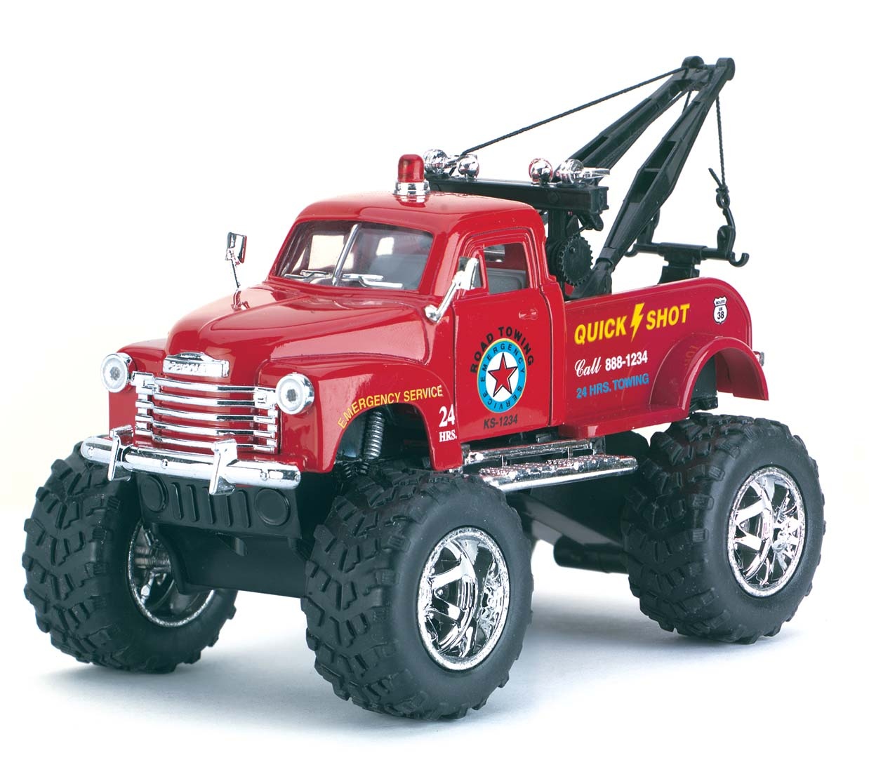 Модель машины Kinsmart Chevrolet 3100 Wrecker Off Road 1953 года,  инерционная, 1/38 – купить в Москве, цены в интернет-магазинах на Мегамаркет