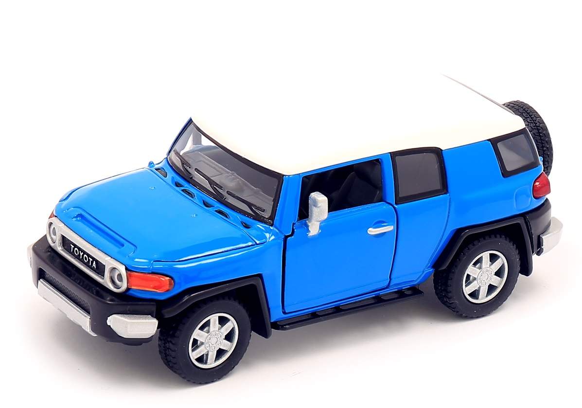 Купить модель машины Kinsmart Toyota FJ Cruiser, инерционная, 1/36 KT5343W,  цены на Мегамаркет