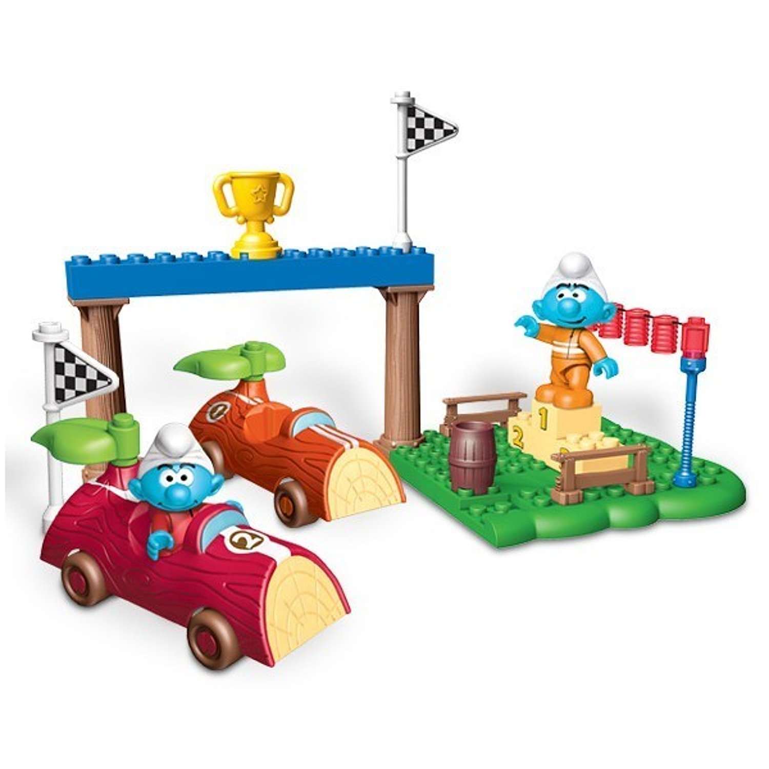 Купить игрушка Mega Bloks Смурфики, для конструирования,  10744(10745,10746), цены на Мегамаркет