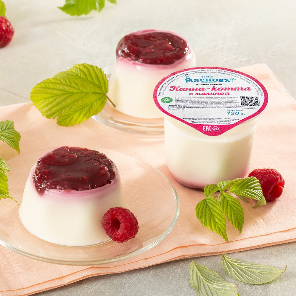 Сливочный десерт panna Cotta