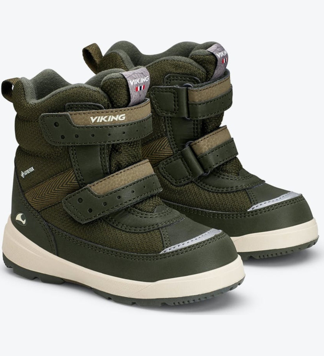 Купить ботинки Viking Play II R GTX 3-87025-24 цв. зеленый р. 25, цены наМегамаркет