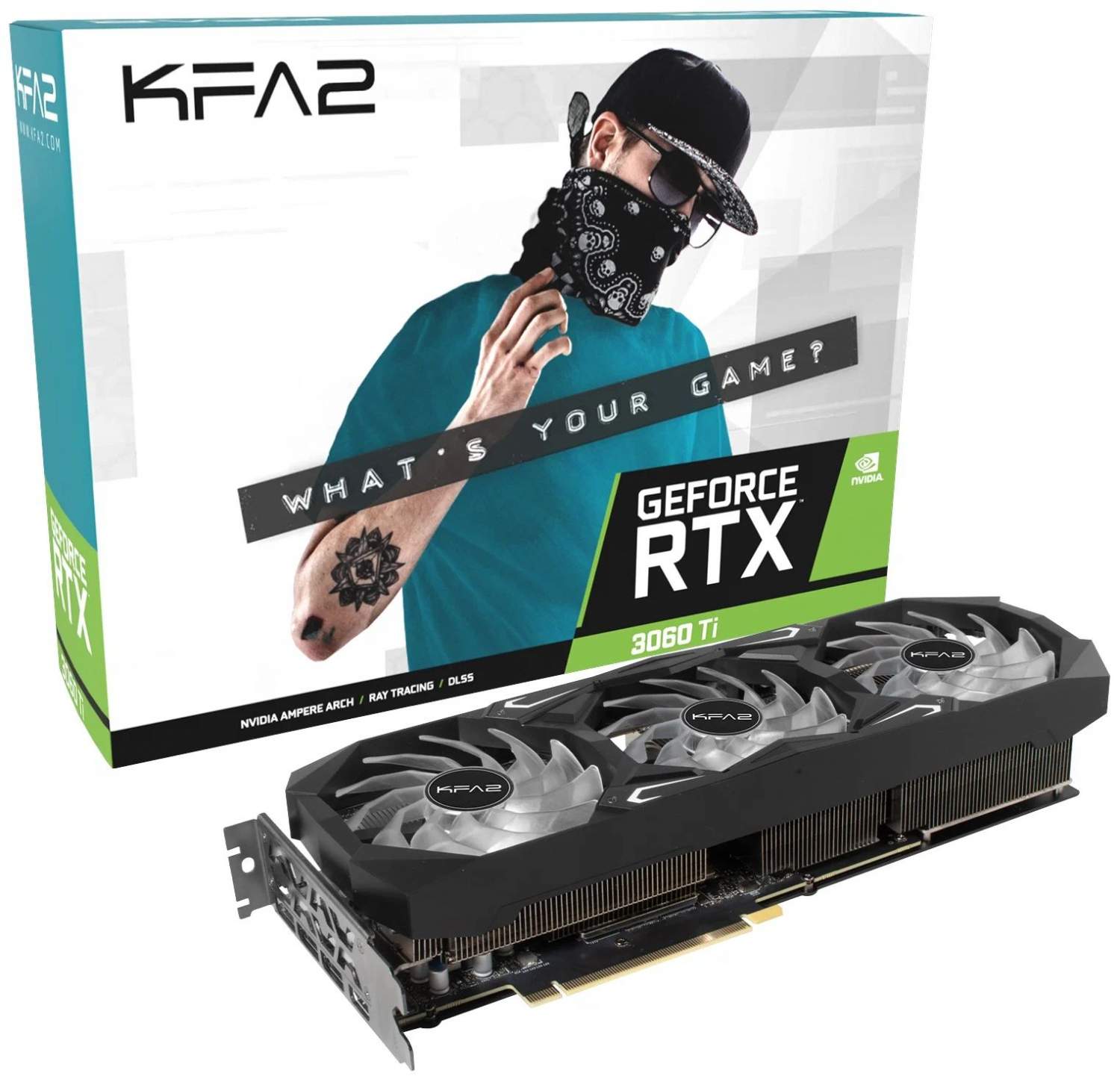 Видеокарта KFA2 NVIDIA GeForce RTX 3060 Ti SG 1-Click OC Plus  (36ISM6MD1GSK) - отзывы покупателей на Мегамаркет