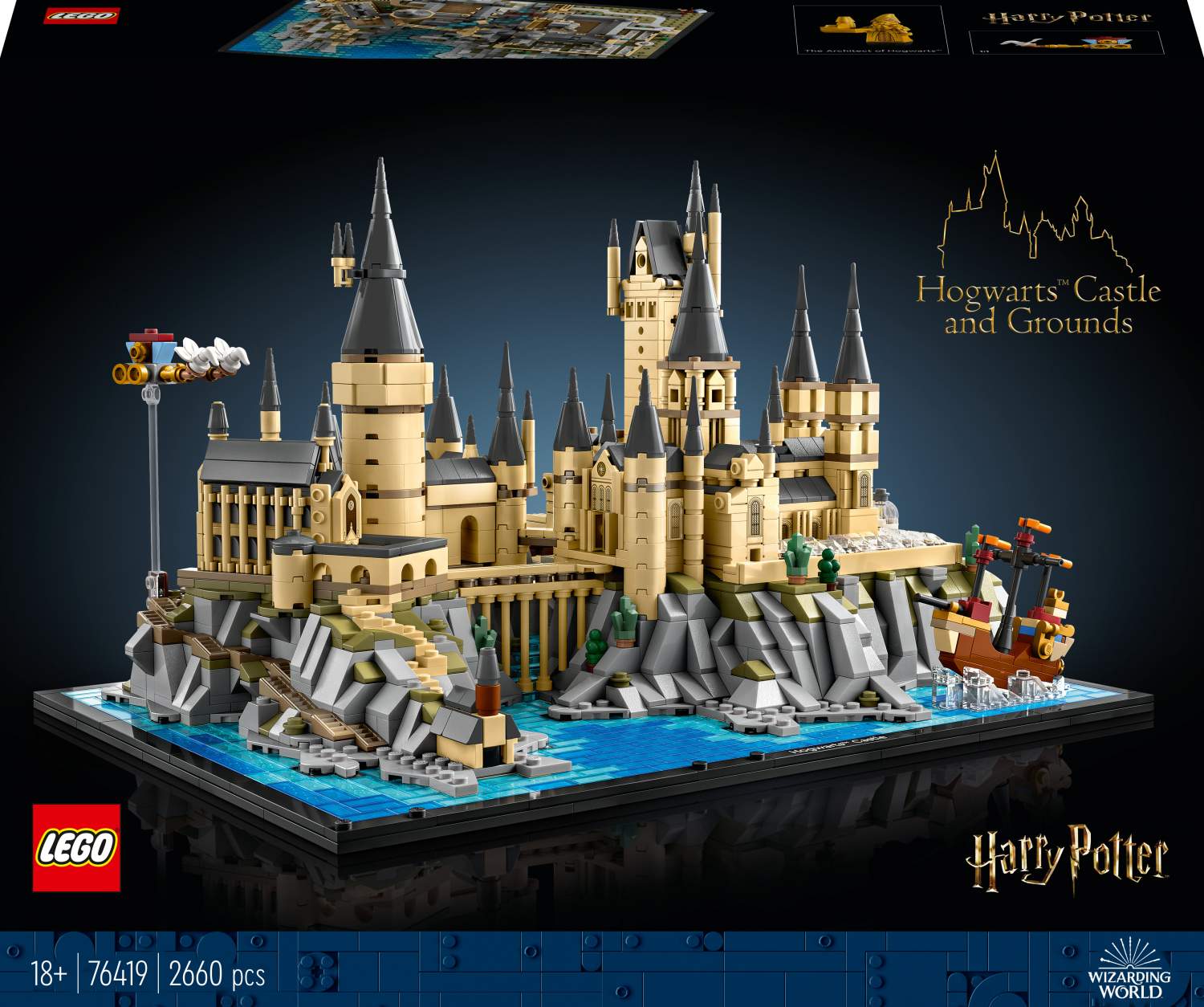 Купить конструктор Lego Harry Potter Hogwarts Castle and Grounds, 76419,  цены на Мегамаркет | Артикул: 100056152849