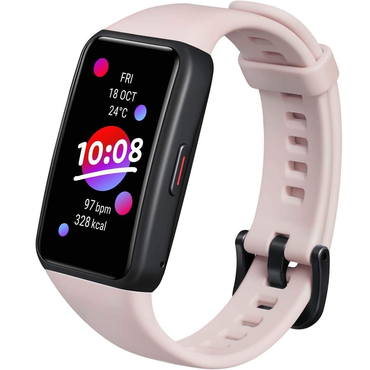 Фитнес-браслет Honor Band 6 Coral Pink 55026712-001 - отзывы покупателей на  Мегамаркет