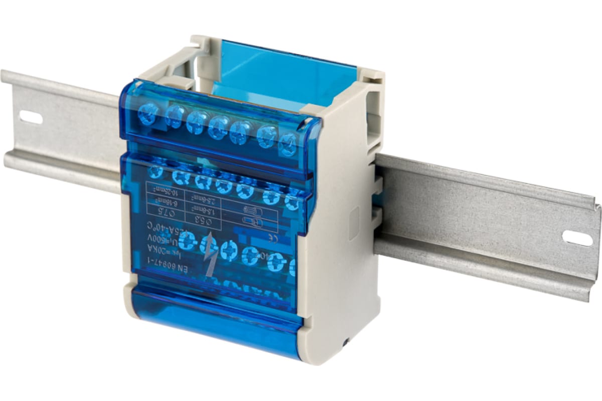 Шина на DIN-рейку в корпусе кросс-модуль REXANT 4x7 11-2304-7 - купить ...