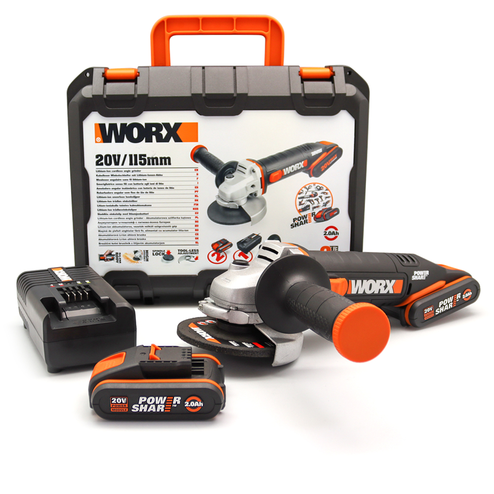 Аккумуляторная угловая шлифовальная машина WORX WX800 купить, цены в Москве  на Мегамаркет