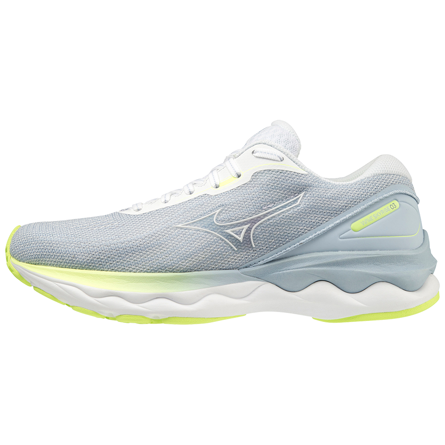 Спортивные кроссовки женские Mizuno Wave Skyrise 3 Wms J1GD220901 серые  37.5 RU - отзывы покупателей на Мегамаркет