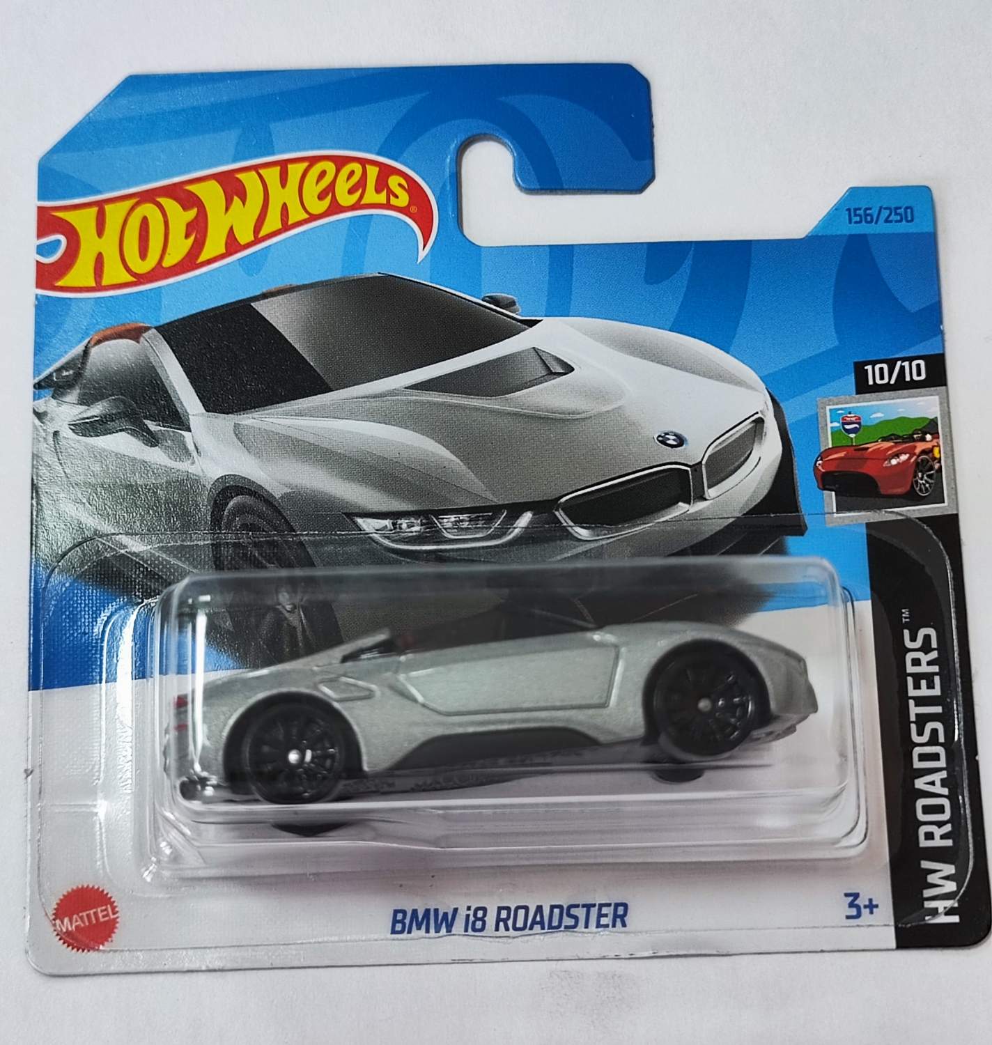 Машинка базовой коллекции Hot Wheels BMW I8 ROADSTER серебристая 5785/HKH44  – купить в Москве, цены в интернет-магазинах на Мегамаркет