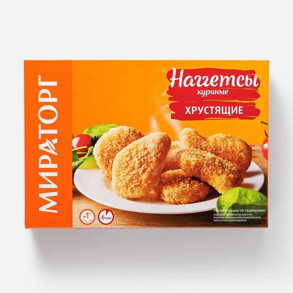 Купить наггетсы Мираторг куриные хрустящие, 300 г, цены на Мегамаркет |  Артикул: 100027306674