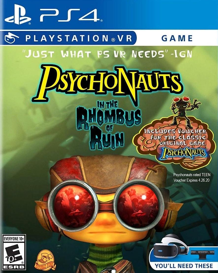 Игра Psychonauts In The Rhombus of Ruin (Только для PS VR) (PS4) – купить в  Москве, цены в интернет-магазинах на Мегамаркет