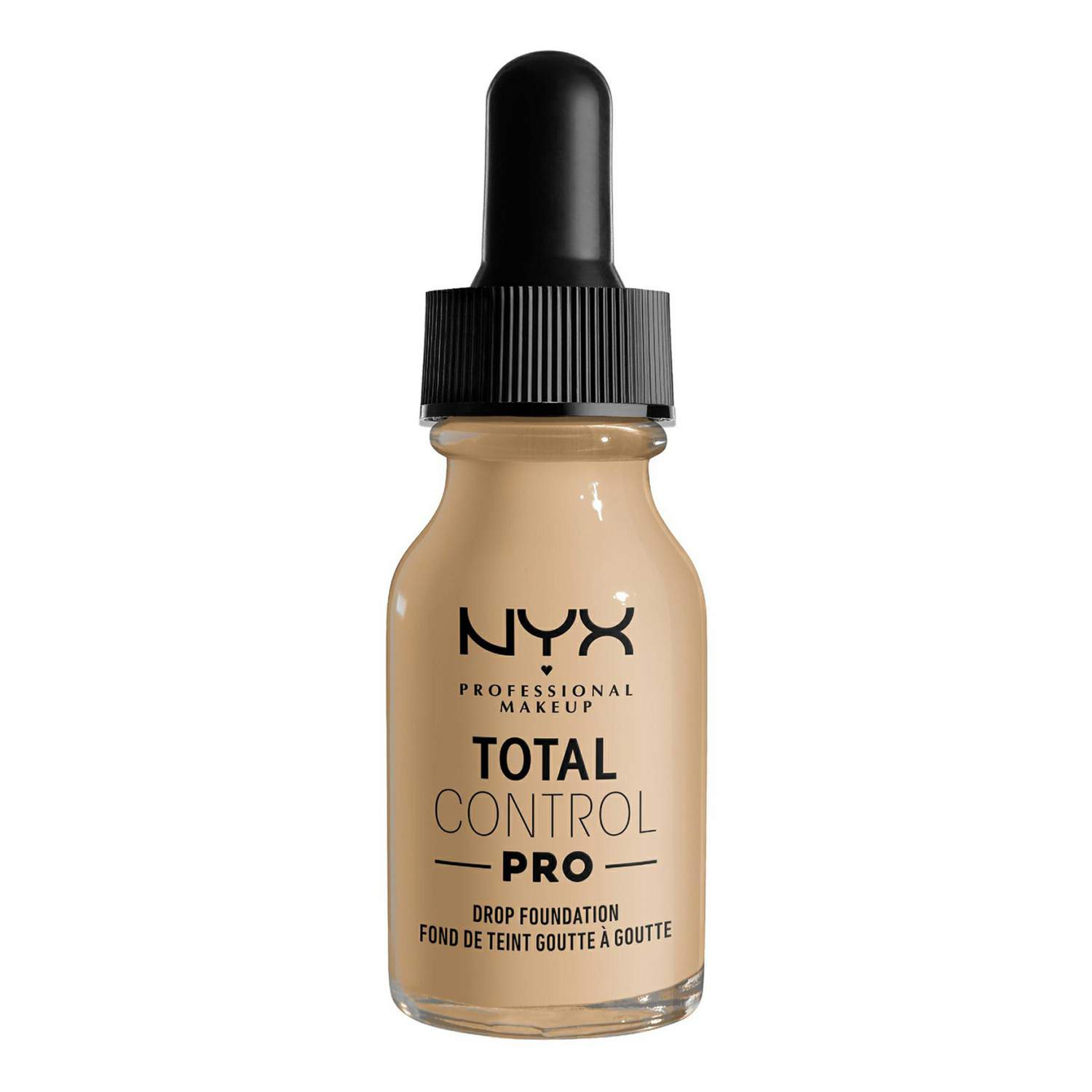 Тональная основа NYX Professional MakeUp Total Control Pro Drop Foundation  6,5 Nude, 13 мл – купить в Москве, цены в интернет-магазинах на Мегамаркет