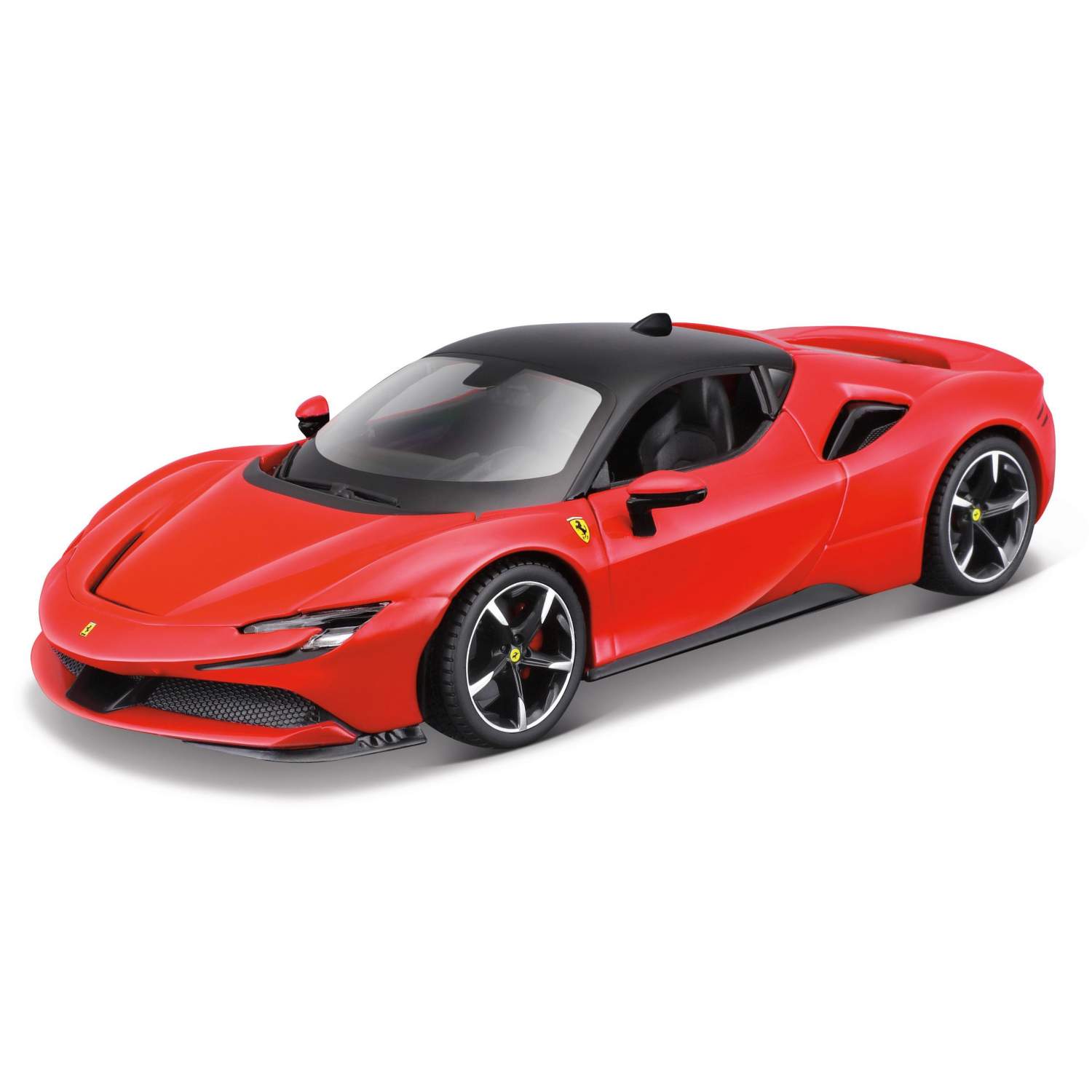 Купить игрушечная машинка Maisto сборная Ferrari SF90 Stradale, 1:24,  красная 39137, цены на Мегамаркет