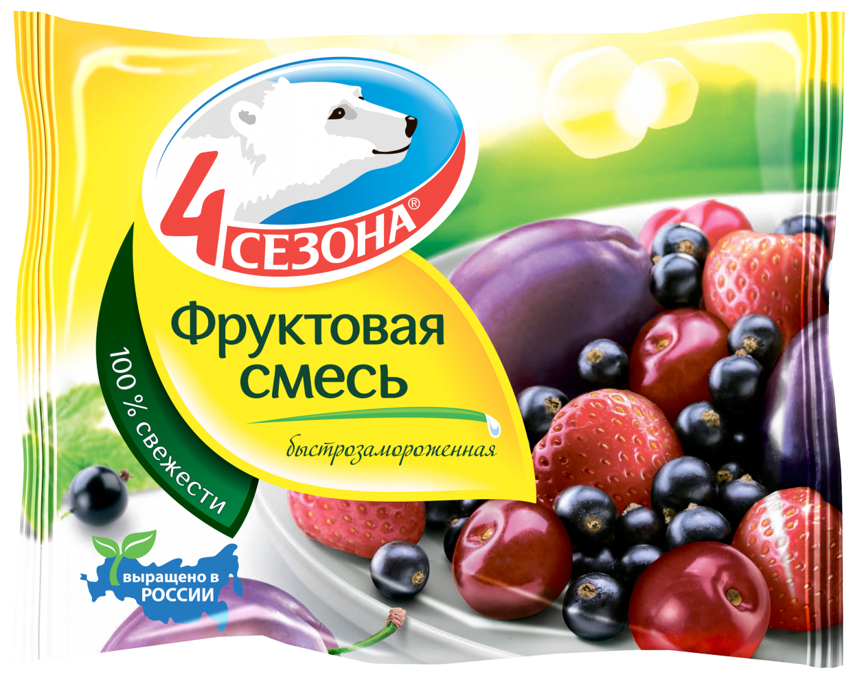 Купить смесь фруктов и ягод 4 Сезона 300 г, цены на Мегамаркет | Артикул:  100029681845