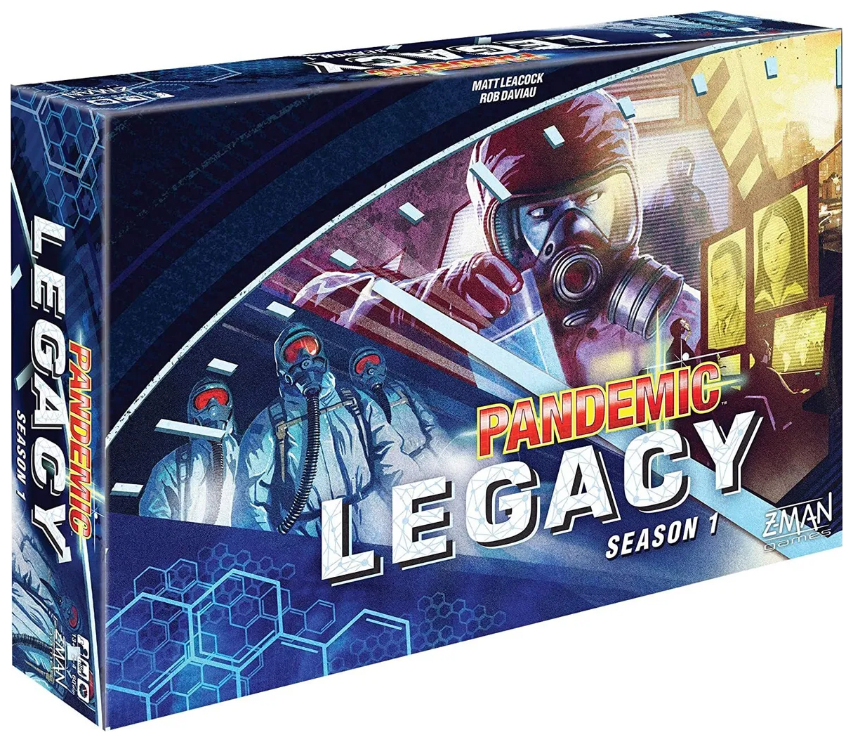 Настольная игра Z-Man Games Pandemic: Legacy - Season 1 blue box ZMG71170-B  на англ. яз. – купить в Москве, цены в интернет-магазинах на Мегамаркет