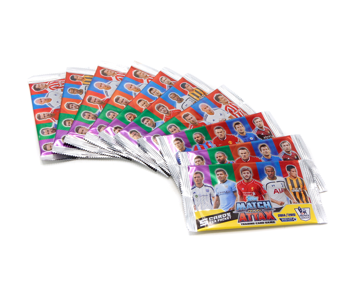 10 бустеров TOPPS Match Attax 2014-2015 Английская Премьер-Лига (50  карточек) – купить в Москве, цены в интернет-магазинах на Мегамаркет