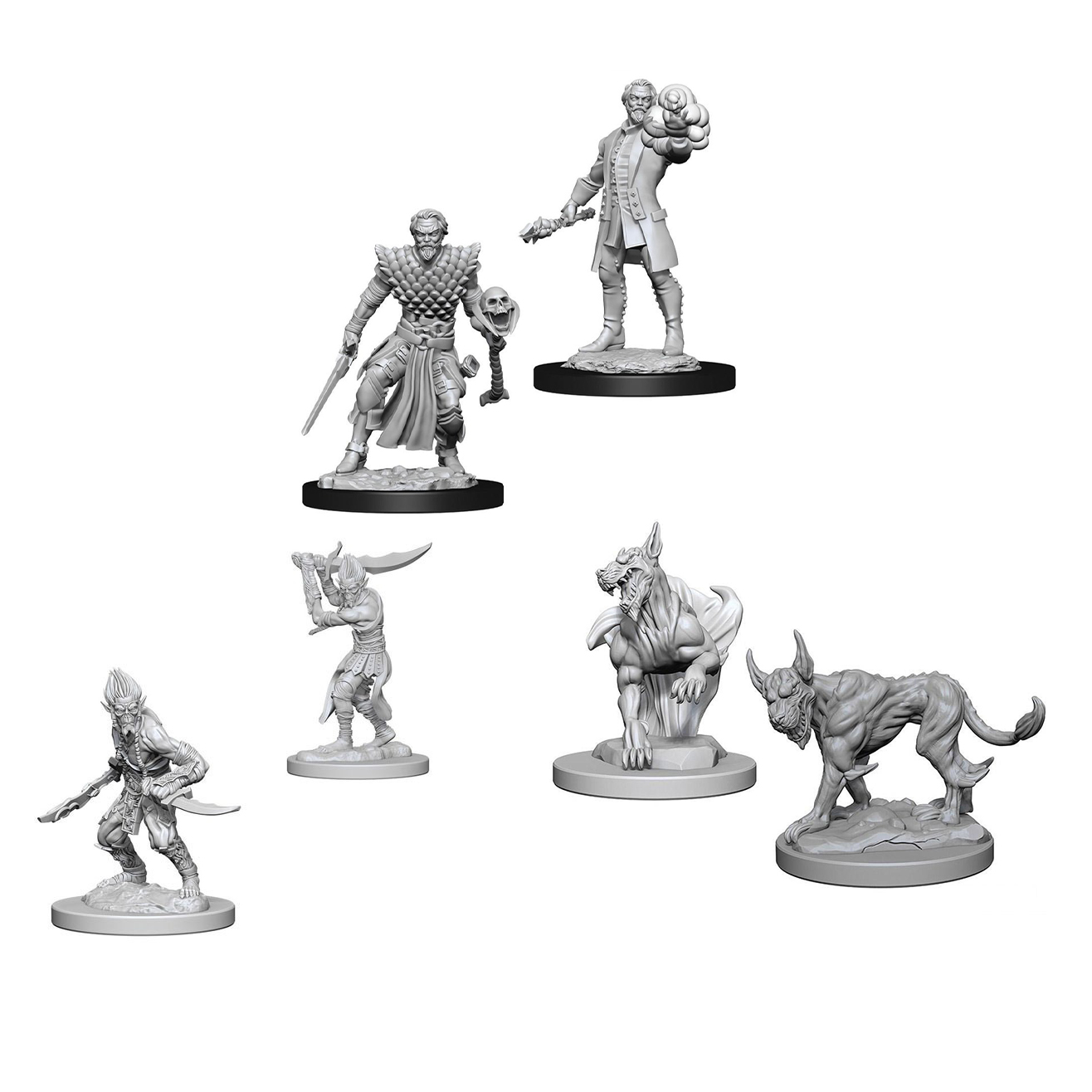 Миниатюры для игры WizKids Dungeons & Dragons: Blink Dog, Male Human  Warlock, Githyanki - купить в Умные игры, цена на Мегамаркет