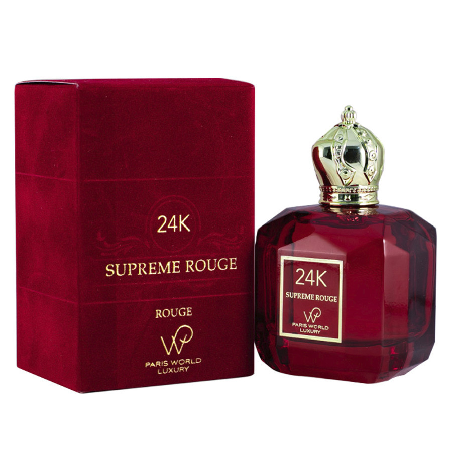 Купить парфюмерная вода Paris World Luxury 24K Supreme Rouge 100 мл, цены  на Мегамаркет | Артикул: 600006937388