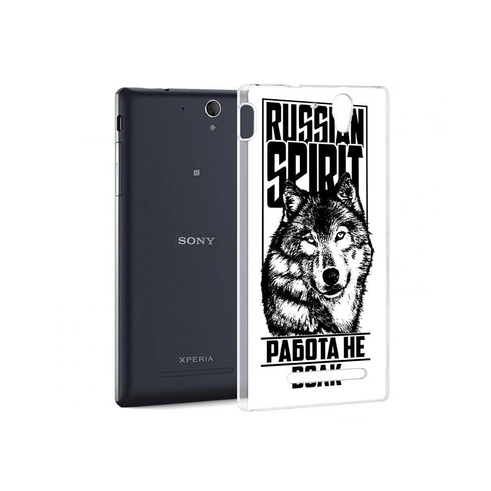 Чехол MyPads Tocco для Sony Xperia C3 работа не волк (PT18760.251.564),  купить в Москве, цены в интернет-магазинах на Мегамаркет