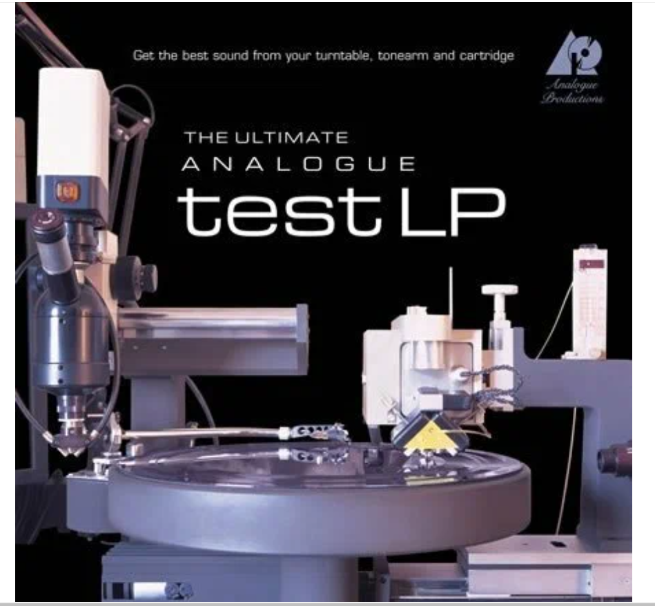 Lp test. Analogue Productions the Ultimate Analogue Test LP. Тестовая пластинка. Тест на LP