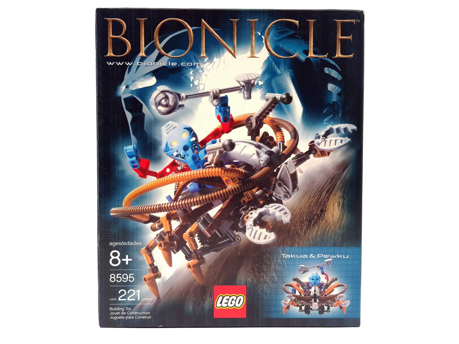 Конструктор LEGO Bionicle Такуа и Пеуку 8595 1 – купить в Москве, цены в  интернет-магазинах на Мегамаркет