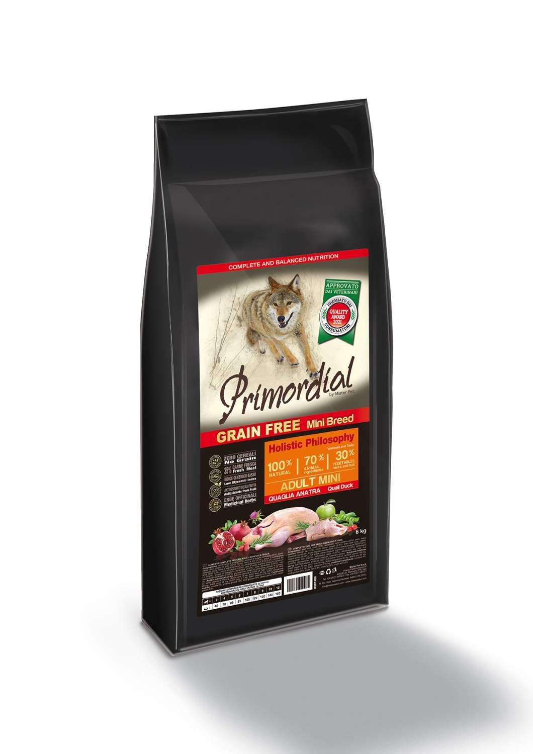 Сухой корм для собак Primordial Grain Free , для мини пород, перепел, утка,  6кг - отзывы покупателей на маркетплейсе Мегамаркет | Артикул  товара:100028116188