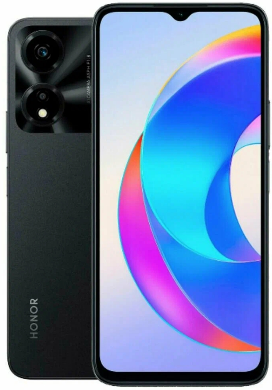 Смартфон Honor X5 Plus 4/64B RU черный, купить в Москве, цены в  интернет-магазинах на Мегамаркет