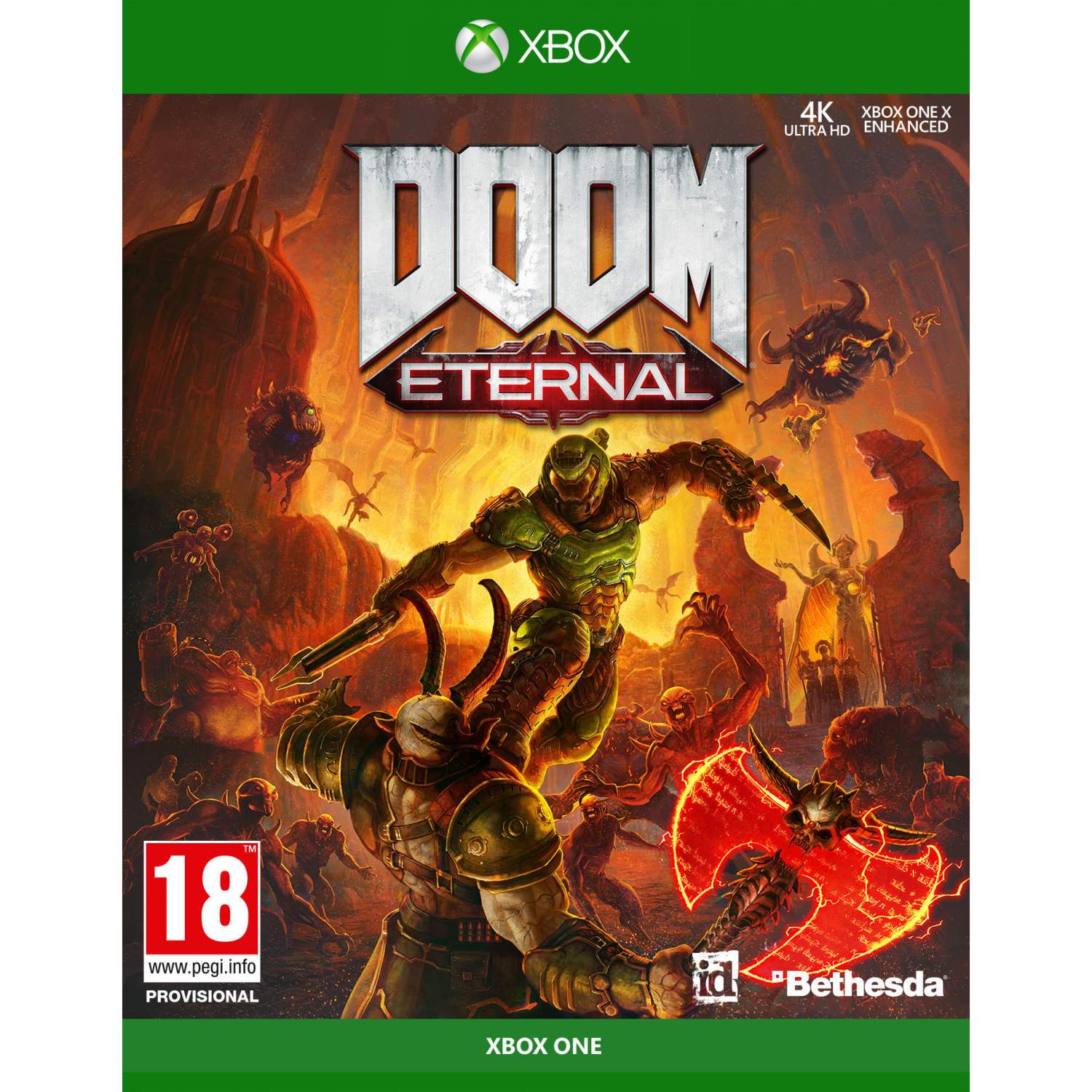 Игра DOOM Eternal для Xbox One - отзывы покупателей на Мегамаркет |  100024846574