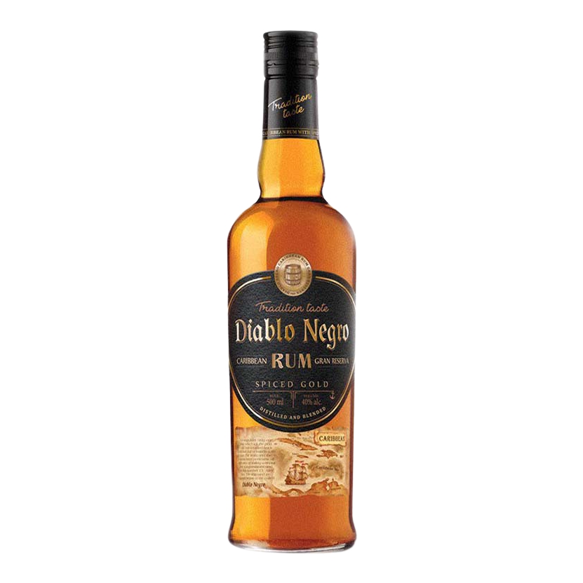 Ром Diablo Negro Caribbean Rum Gold 40% 0,5 л - отзывы покупателей на ...