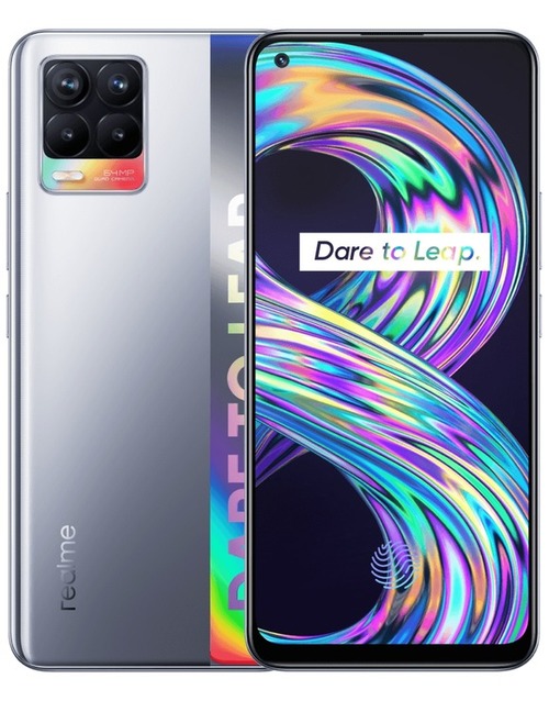 Смартфон Realme 8 6+128GB Cyber Silver (RMX3085) - отзывы покупателей на  маркетплейсе Мегамаркет | Артикул: 100028404568