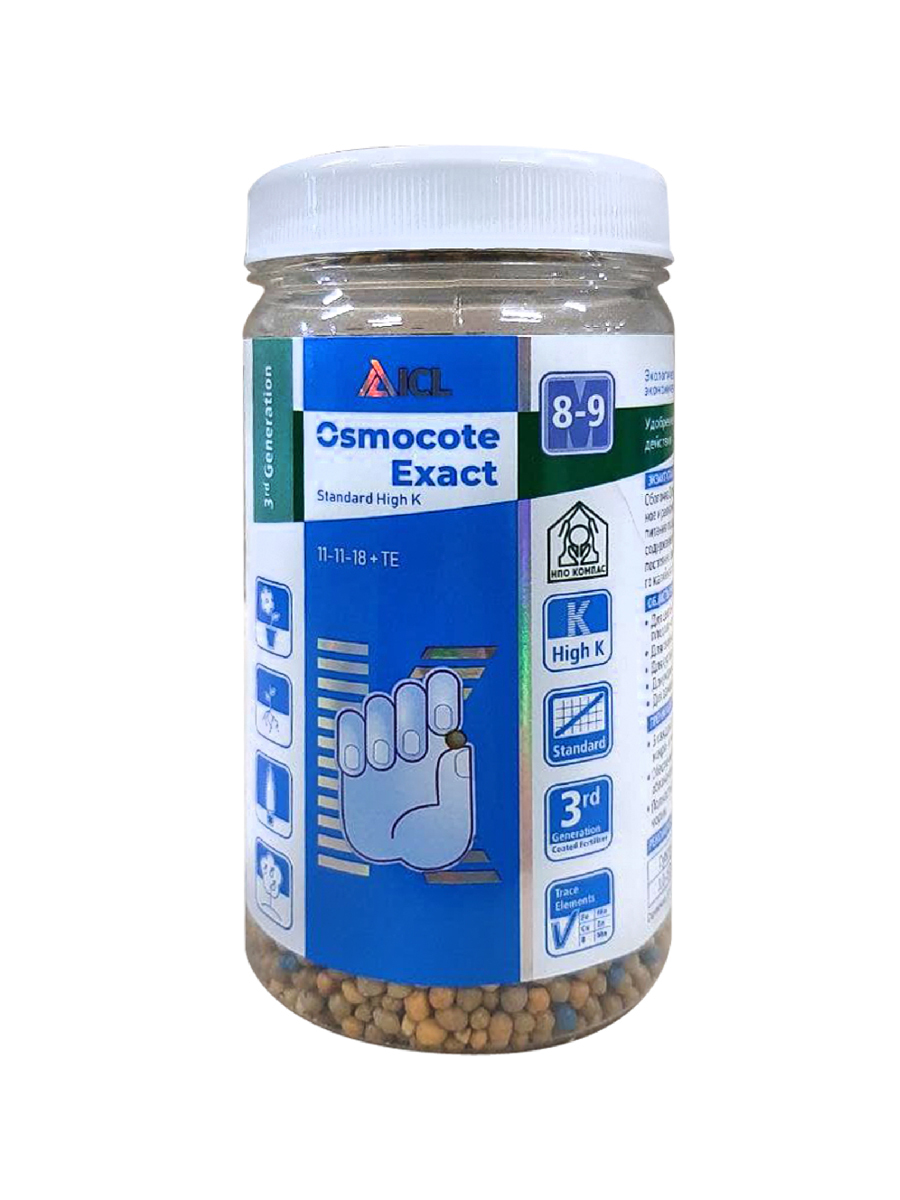 Минеральное удобрение комплексное Osmocote Exact High K 11-11-18+1,5MgO+МЭ301602 350 г - купить в Москве, цены на Мегамаркет