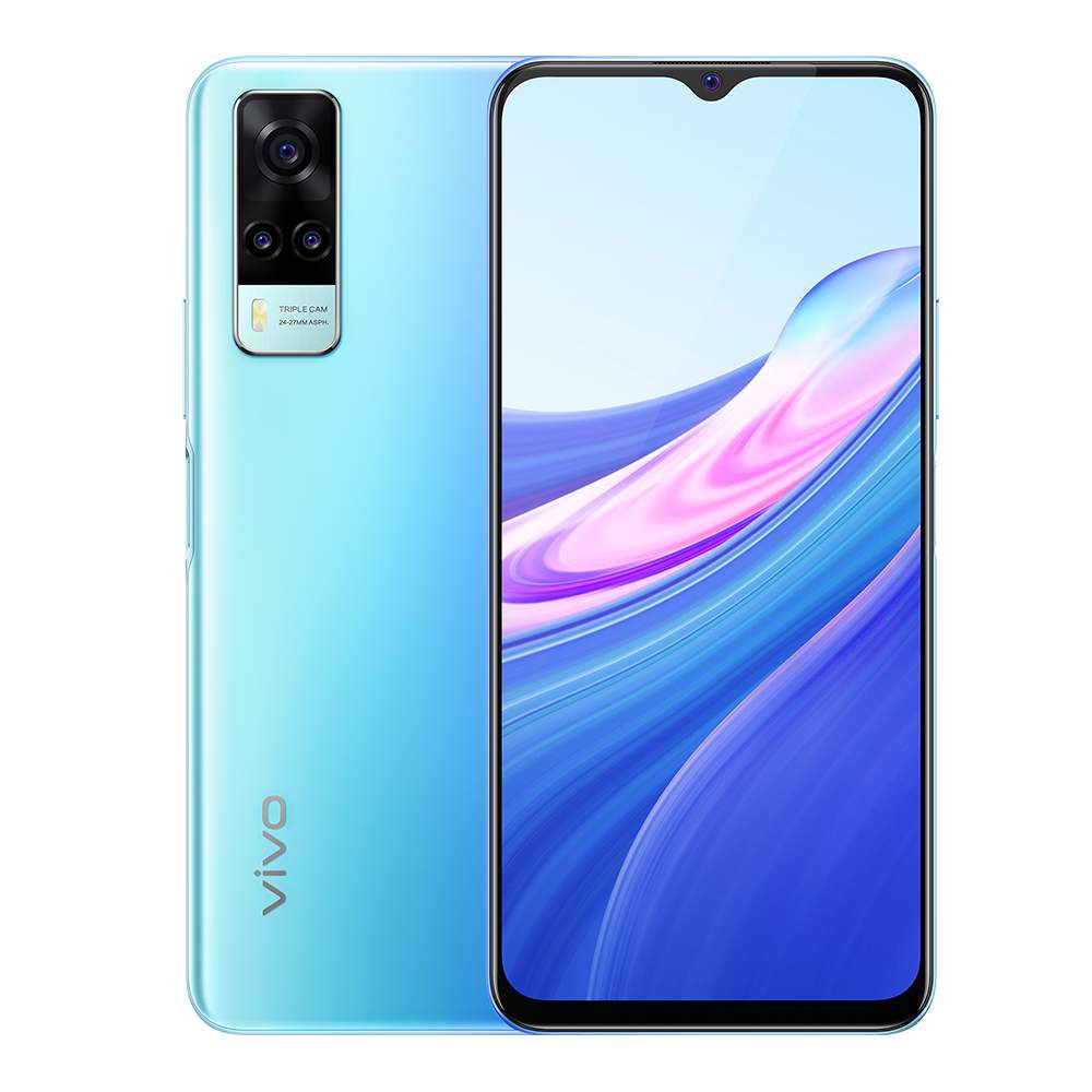 Смартфон Vivo Y31 4/64GB Ocean Blue (V2036) - отзывы покупателей на  маркетплейсе Мегамаркет | Артикул: 100029262338