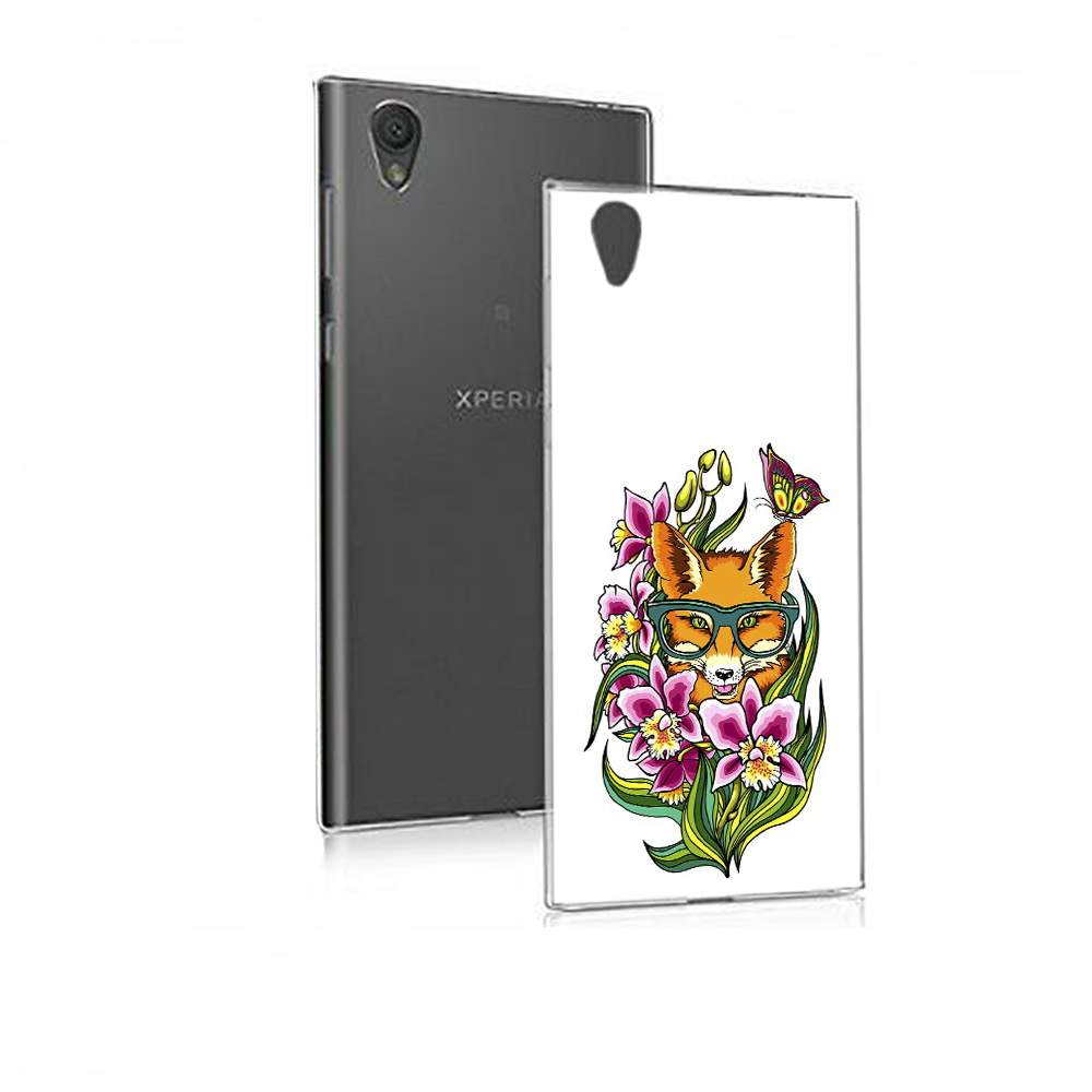 Чехол MyPads Tocco для Sony Xperia E5 Лиса в цветах (PT50363.248.108),  купить в Москве, цены в интернет-магазинах на Мегамаркет