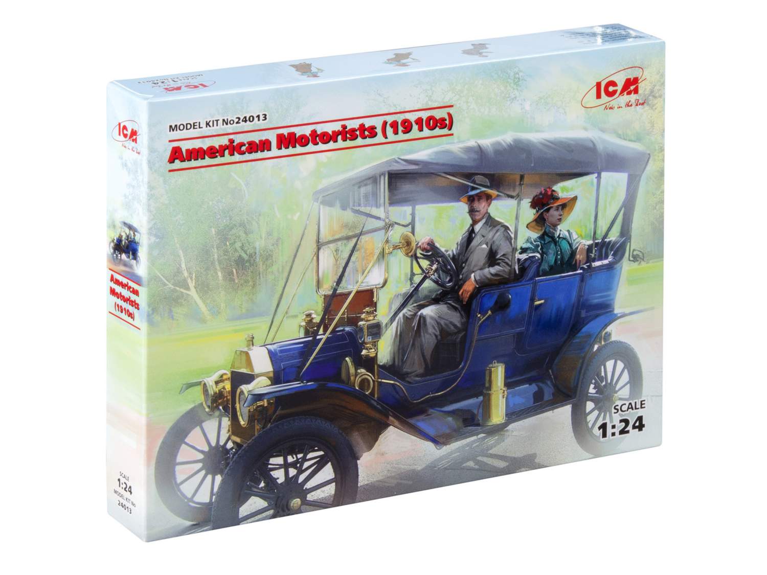 Купить сборная модель ICM 1/24 Американские автолюбители (1910-е г.) 24013,  цены на Мегамаркет | Артикул: 600004522992