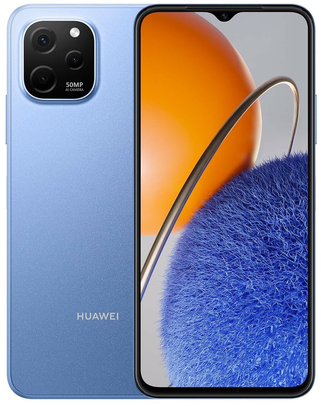 Смартфон HUAWEI Nova Y61 6/64 ГБ Global, Dual nano SIM, сапфировый синий,  купить в Москве, цены в интернет-магазинах на Мегамаркет