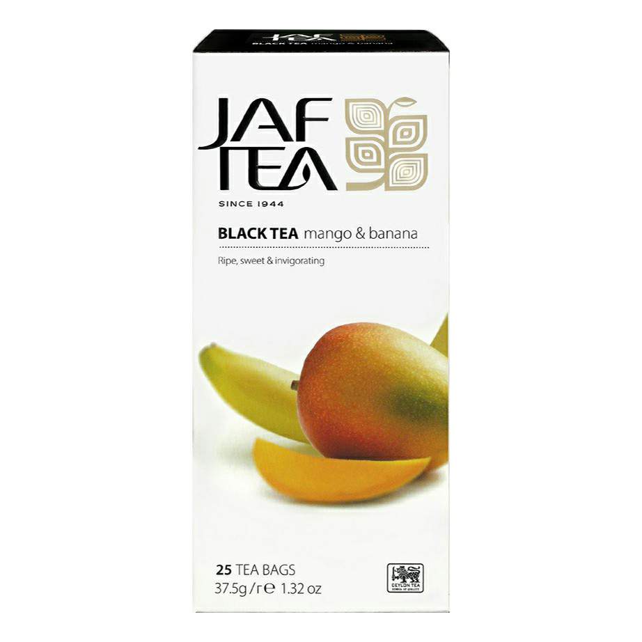 Характеристики - чай черный Jaf Tea <b>Mango</b> Banana в пакетиках 1,5 г х 25 шт ...