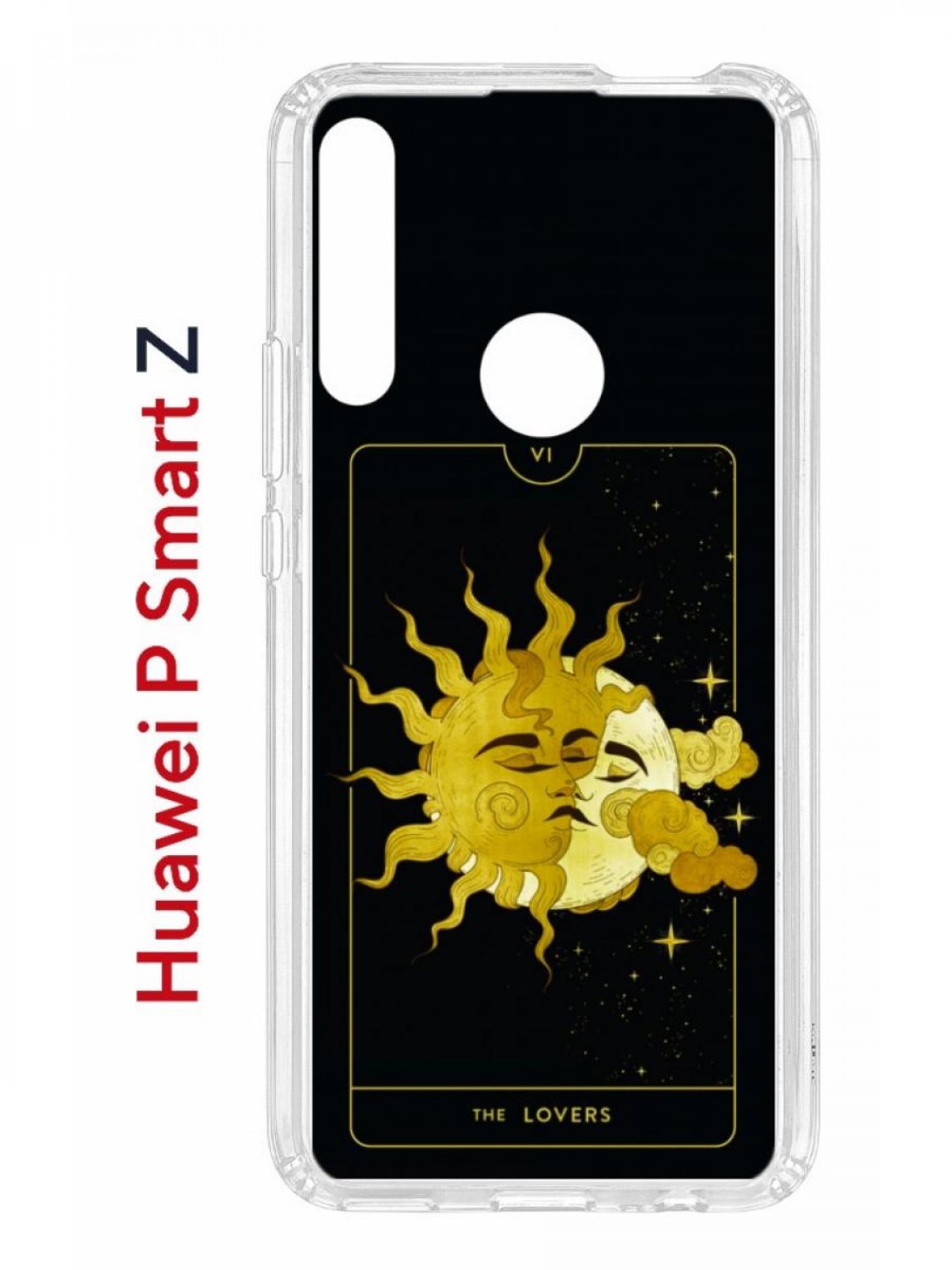 Чехол на Huawei P Smart Z с принтом Kruche Print Tarot Lovers,  противоударный бампер – купить в Москве, цены в интернет-магазинах на  Мегамаркет