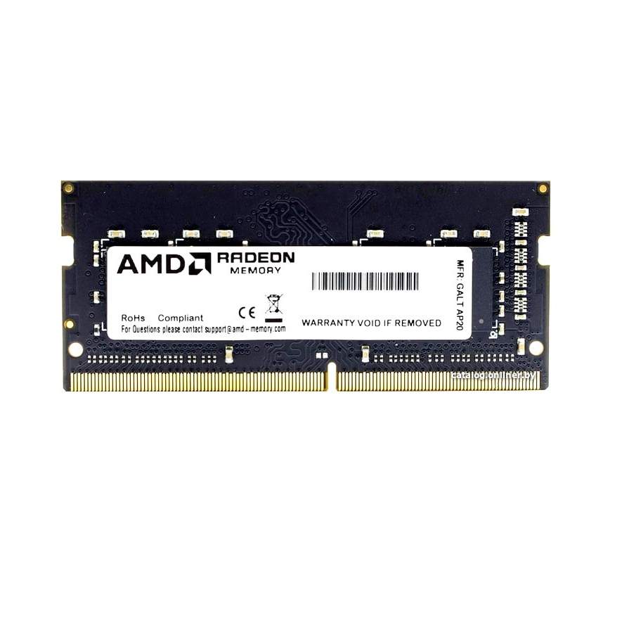 Оперативная память AMD 8Gb DDR4 3200MHz SO-DIMM (R948G3206S2S-U ...