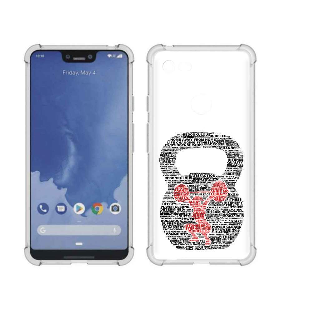 Чехол MyPads Tocco для Google Pixel 3 XL бодибилдинг гиря из слов, купить в  Москве, цены в интернет-магазинах на Мегамаркет